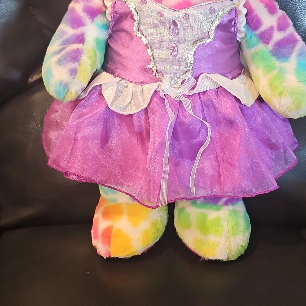 N Purple & White Fairy Costume For A Build A Bear Teddy Bear. Bear Not Included!